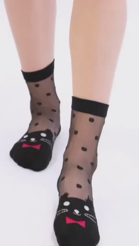 Kiss Me trwałe skarpetki z woalu!