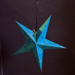 Paper star jasper mini turquoise