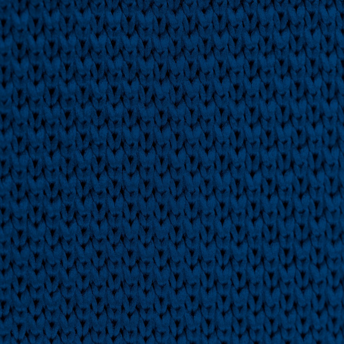 Midnight blue knitted pocket square