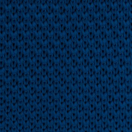 Midnight blue knitted pocket square