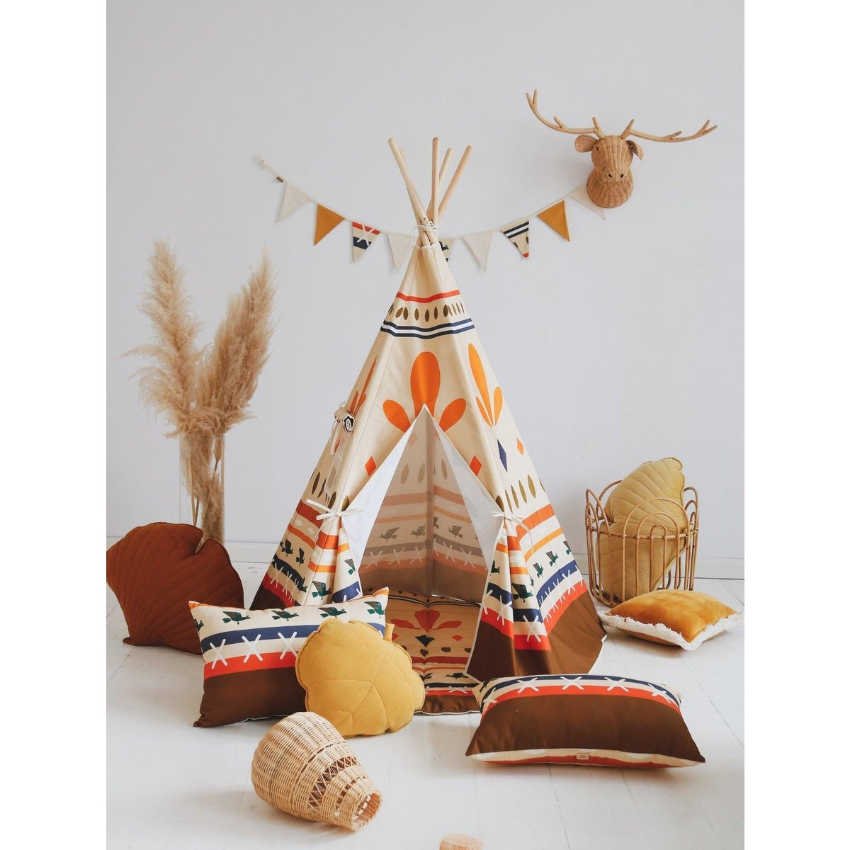 Tipi- und Matten-Set „Native Vibe“.