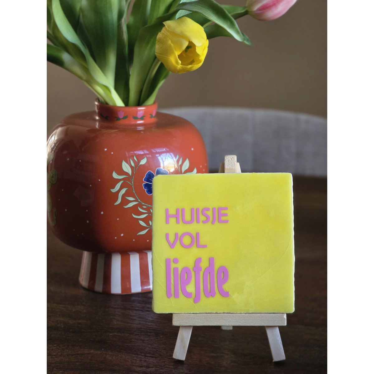 Tegeltje | Huisje vol liefde