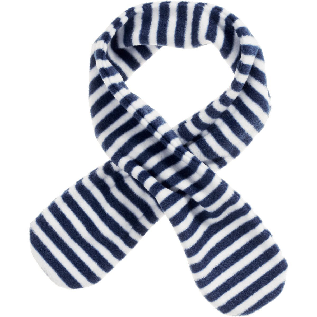 Écharpe Polaire Maritime - marine / blanc