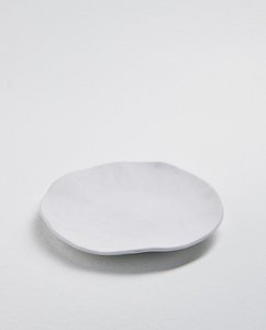 Nature Shape White Salad Plate 22cm