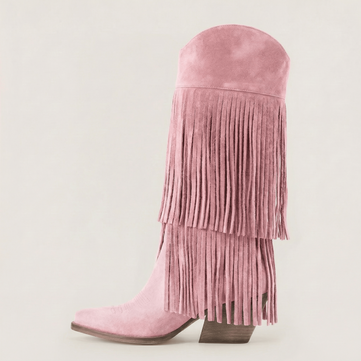 Fryda Pink Texan støvler