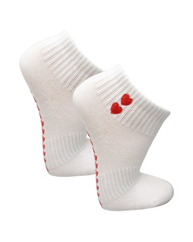 Yoga Pilates Socks Anti-Slip Heart Short HomeOfSocks
