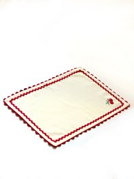 Tovagliette ricamate Cherry Crush - Set di 6
