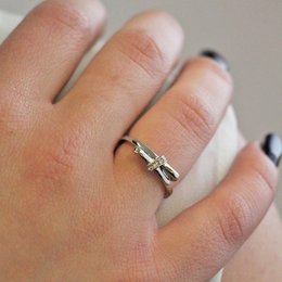 Bague Lichtgevende Boog - Argenté et Cristal