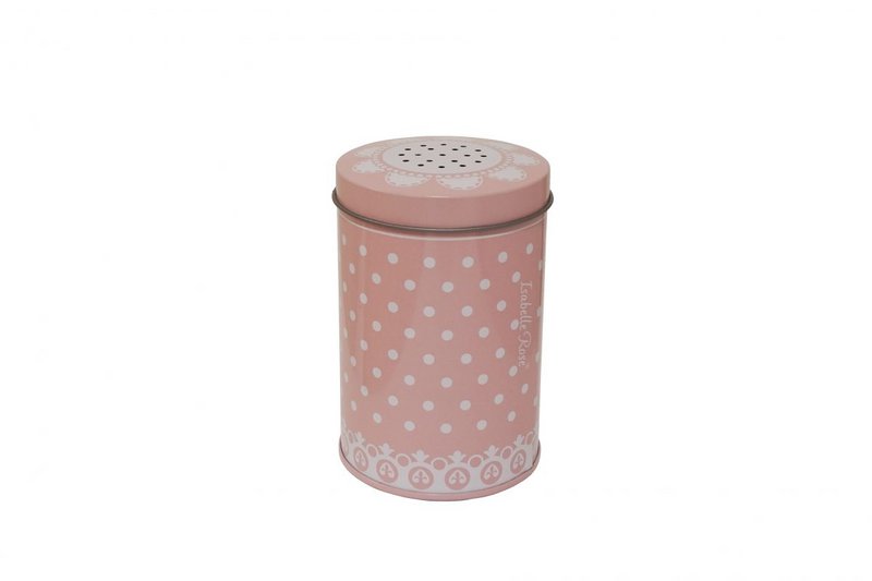 Cukiernica różowa w kropki 10 cm Isabelle Rose