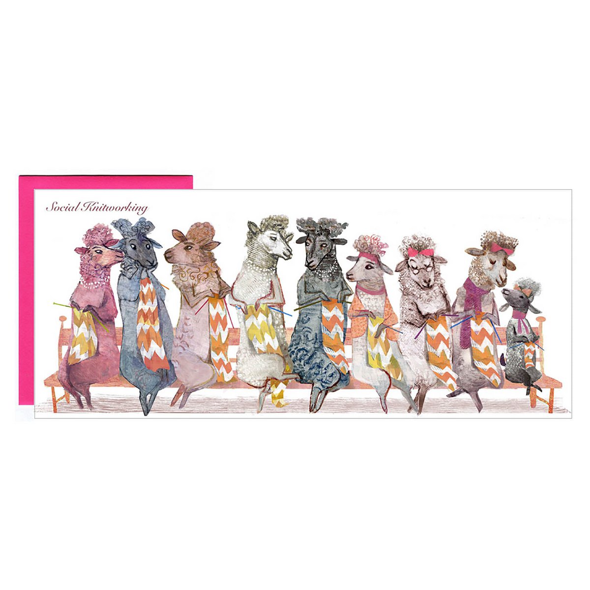 Social Knitworking - Set of 8 Cards