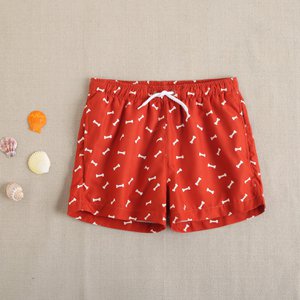 Jungen-Badeanzug mit Kordelzug-Aufdruck F22-23104093