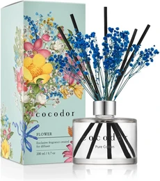 Cocodor Bloemenverspreider_ PURE COTTON_120ml & 200 ml_BLAUWE bloemen