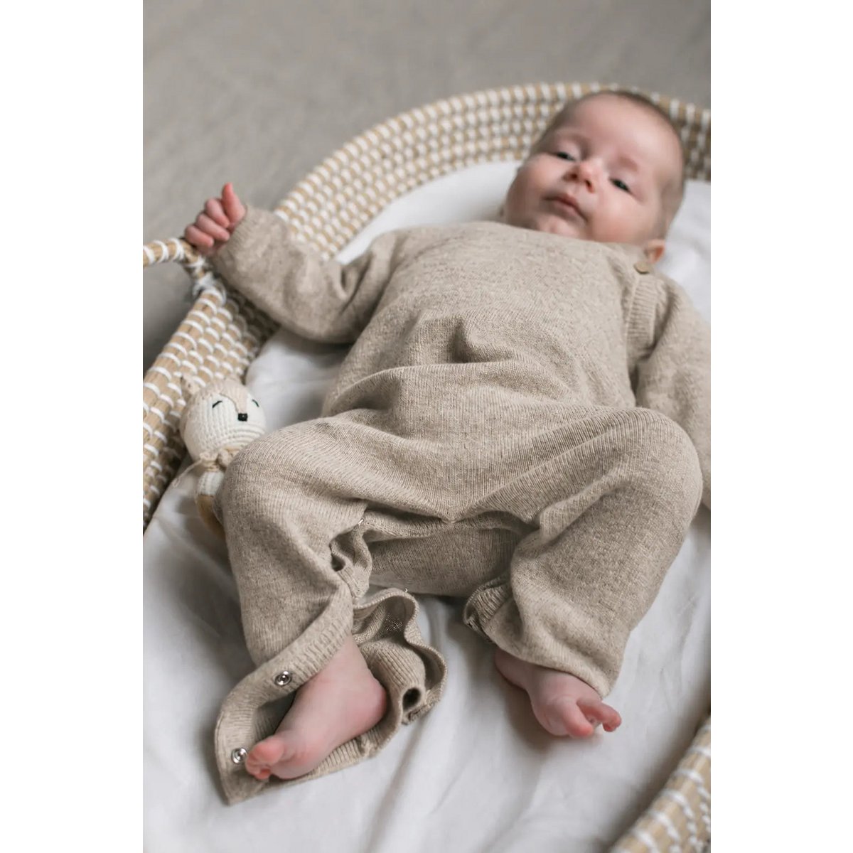 Jumpsuit Sky – Merino & Kaschmir | Sand