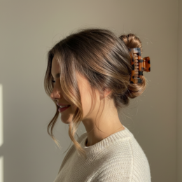 YOSMO Mittlere Haarspange – Premium-Zelluloseacetat – Langlebiger und starker Halt