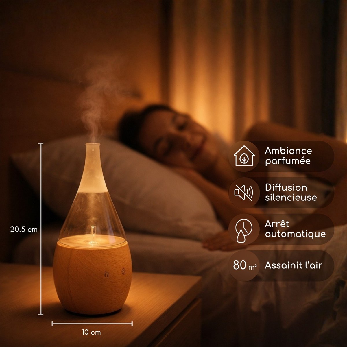 Nebulization Diffuser - Bolea - Touch Button - Aromatherapy Gift - Decoration Idea