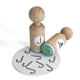 Mini-Zuckerstangen-Stempel – festliches Design für Weihnachtsbasteleien