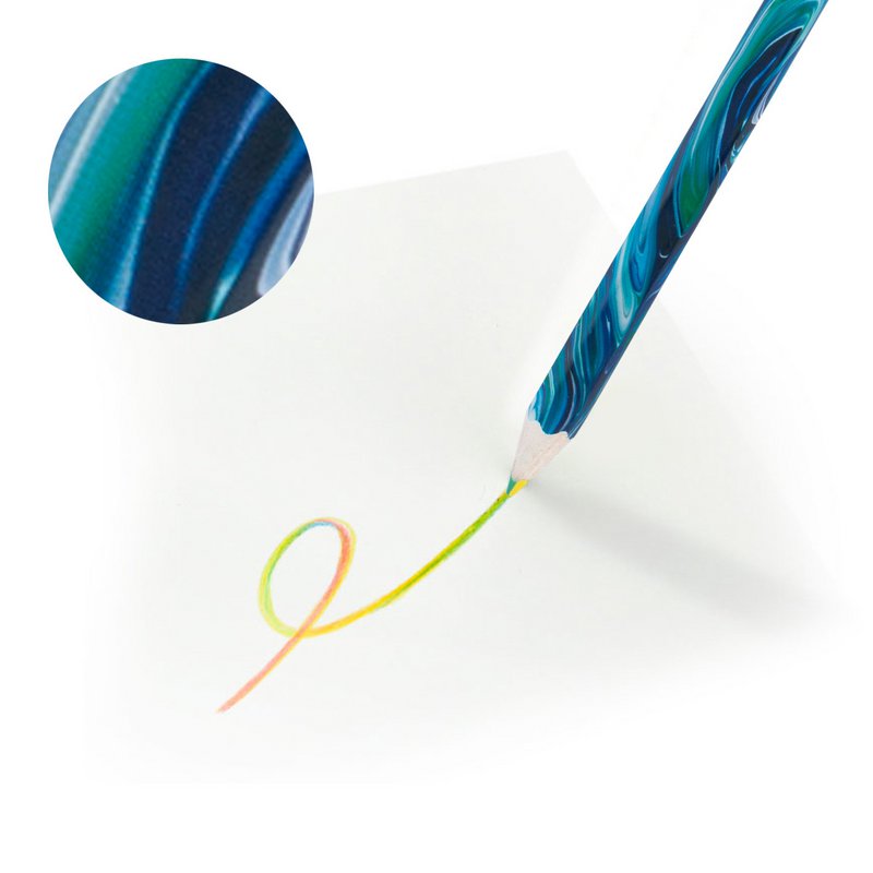 Matita multicolore - Blu