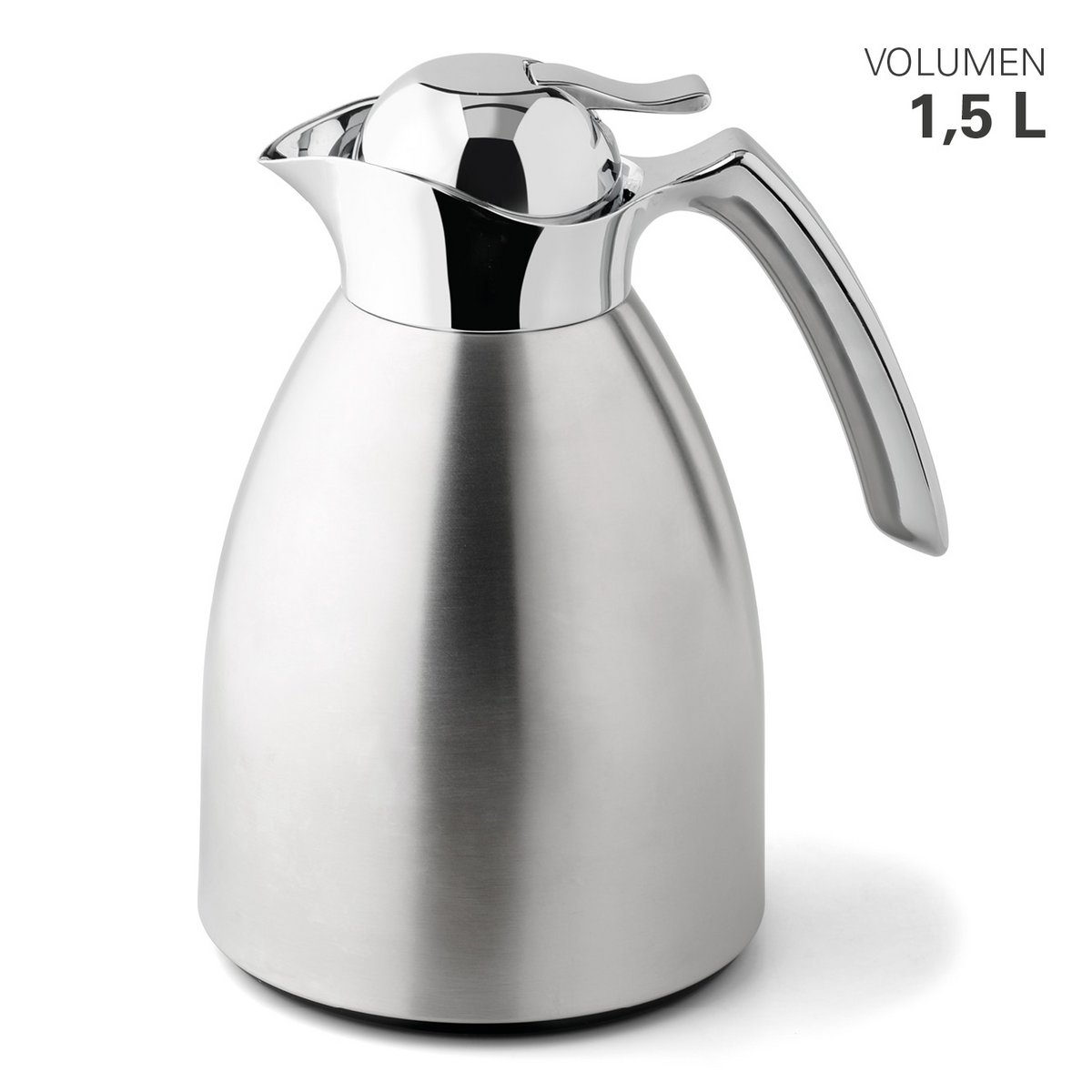 Vacuum jug stainless steel / glass 1.5 L