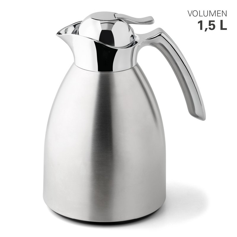 Vacuum jug stainless steel / glass 1.5 L