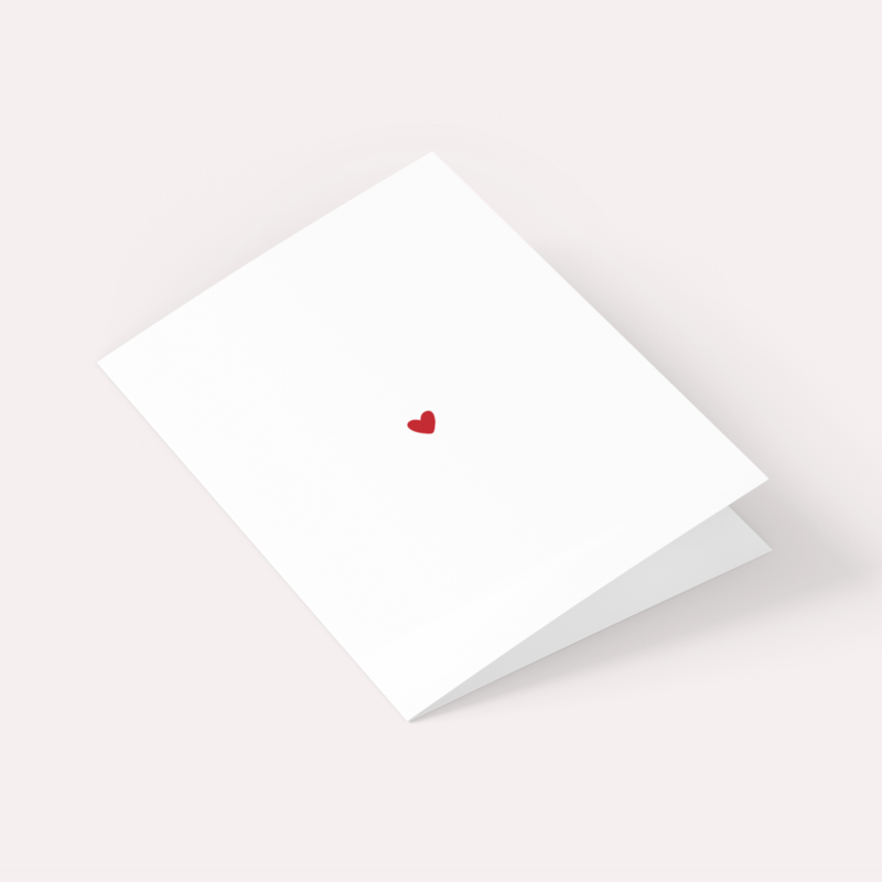Eco Greeting Card — Little Heart