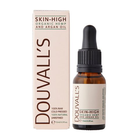 Huidhoge hennep- en arganolie - 15 ml