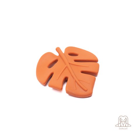 Baby-Silikon-Beißring | BLATT Orange