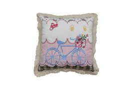 Mały rowerek na poduszce 25x25 cm Isabelle Rose