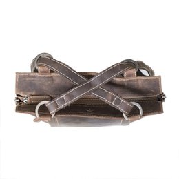 Rugtas Leer Of Schoudertas Leer In 3 Kleuren - Rugzak Leer Anti-Diefstal - Groter Te Maken Met 2 Zij Ritsen