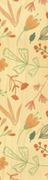 WOODEN BOOKMARK FLOWERS SPRING