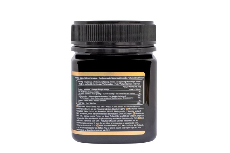 Miele di Manuka 100% puro e crudo MGO 500+ (250 grammi)