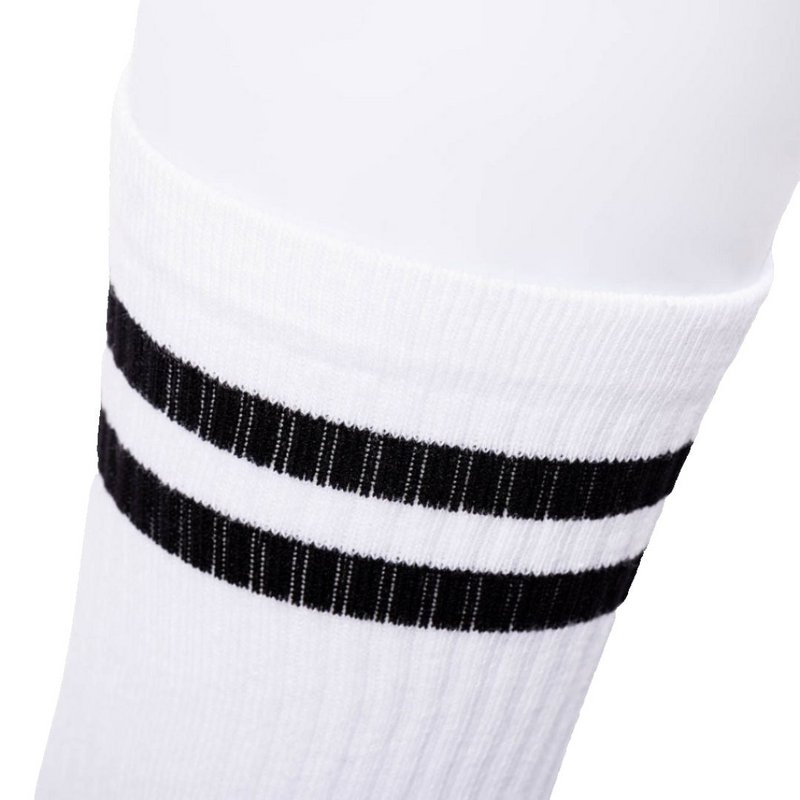 Athletic socks - Double stripes white/black