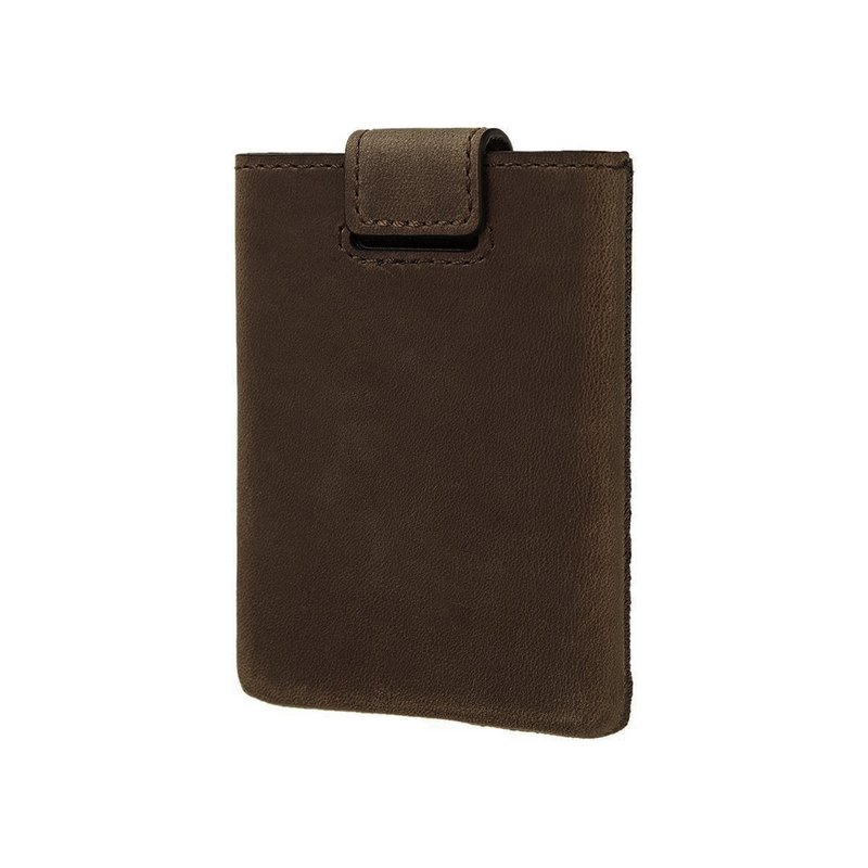 Porte-Cartes Pocket Luxe Vintage Marron