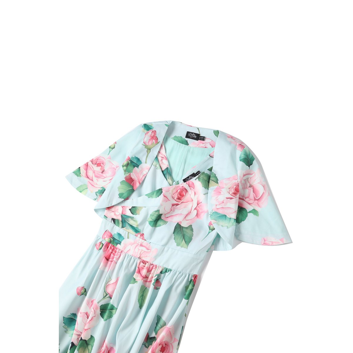 EU BOCK LISETTE BEX BLEU BLEUR TROIS SIRTER SHEEVE ROSE ROSE PRINT BOLERO