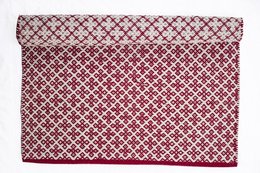 Rødt tæppe Orient 100% Bomuld 60x90 cm