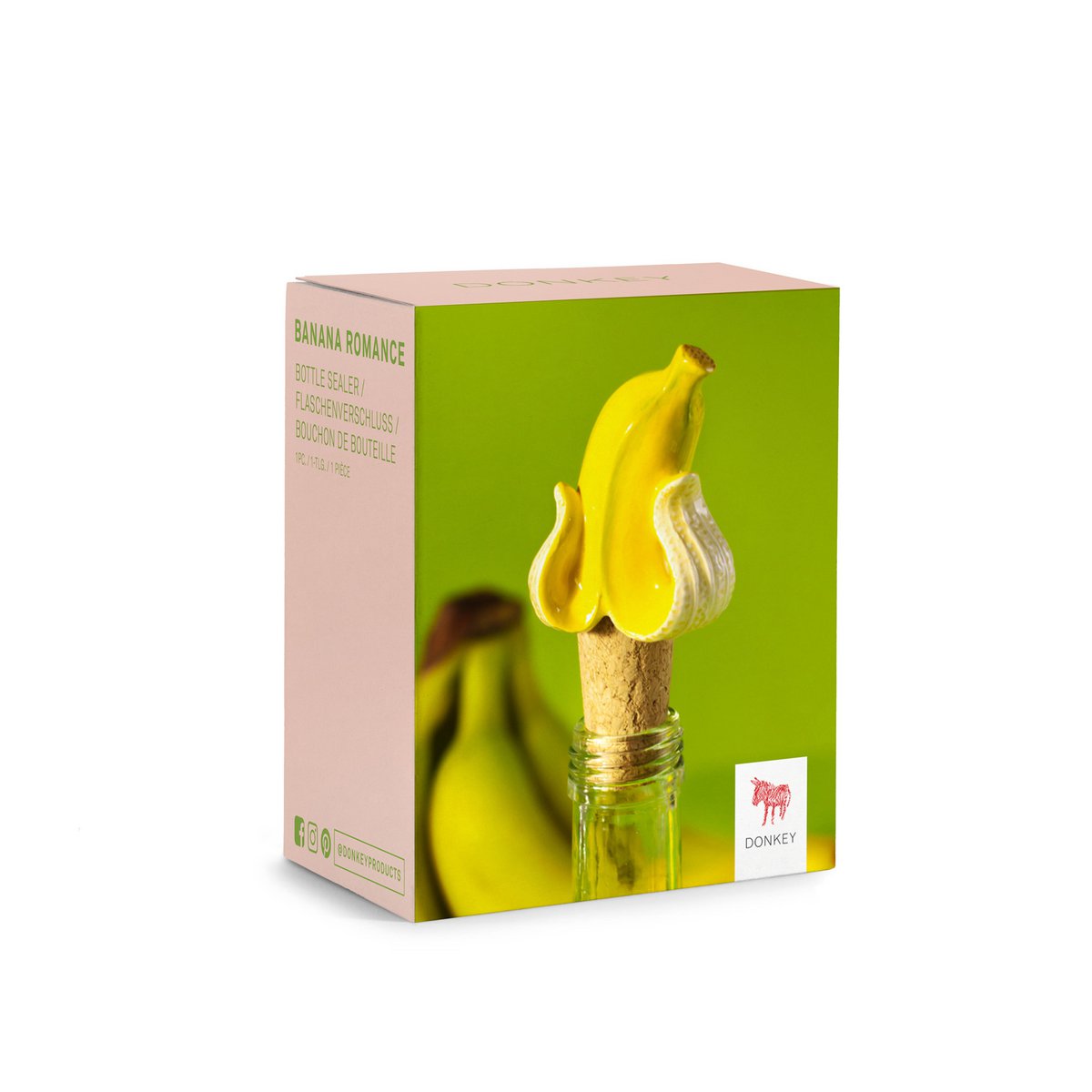 Sellador de botellas Banana Romance