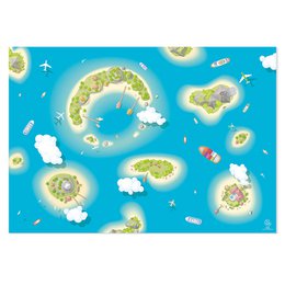 Island Life wrapping paper