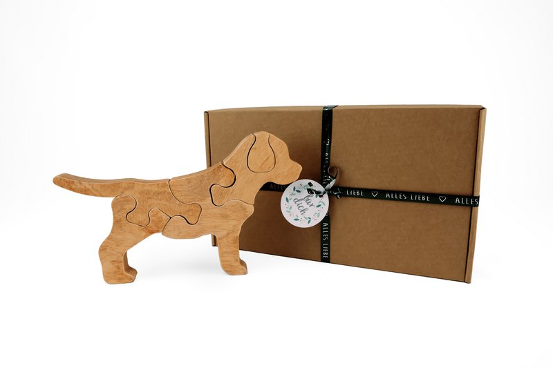 Rompecabezas de madera Cachorro