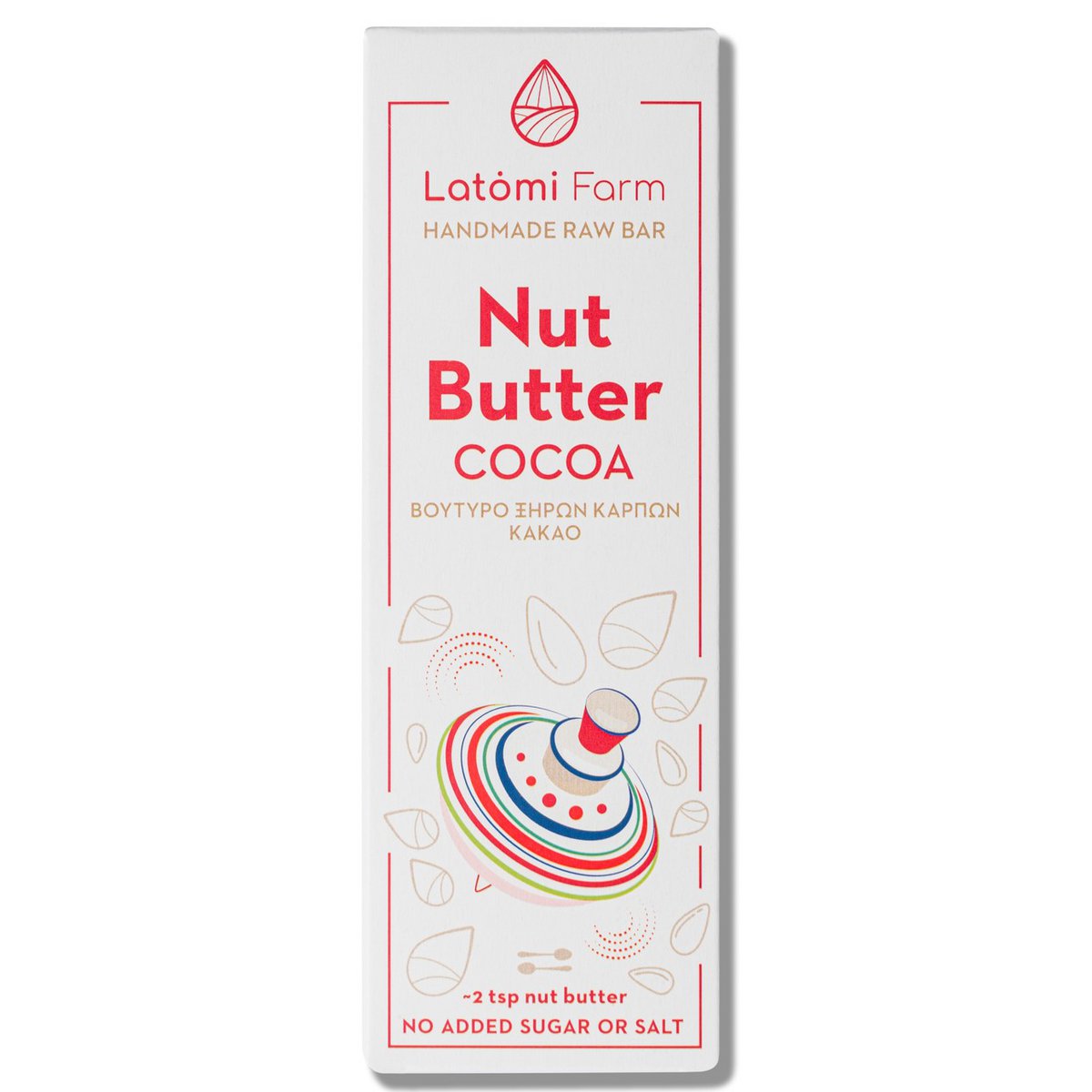Raw Energy Reep Notenboter & Cacao, 50gr