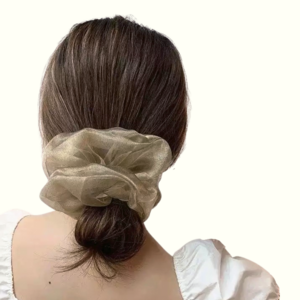 YOSMO Luxe Grote Scrunchie – Fashion Statement Hair Tie – XL Volume
