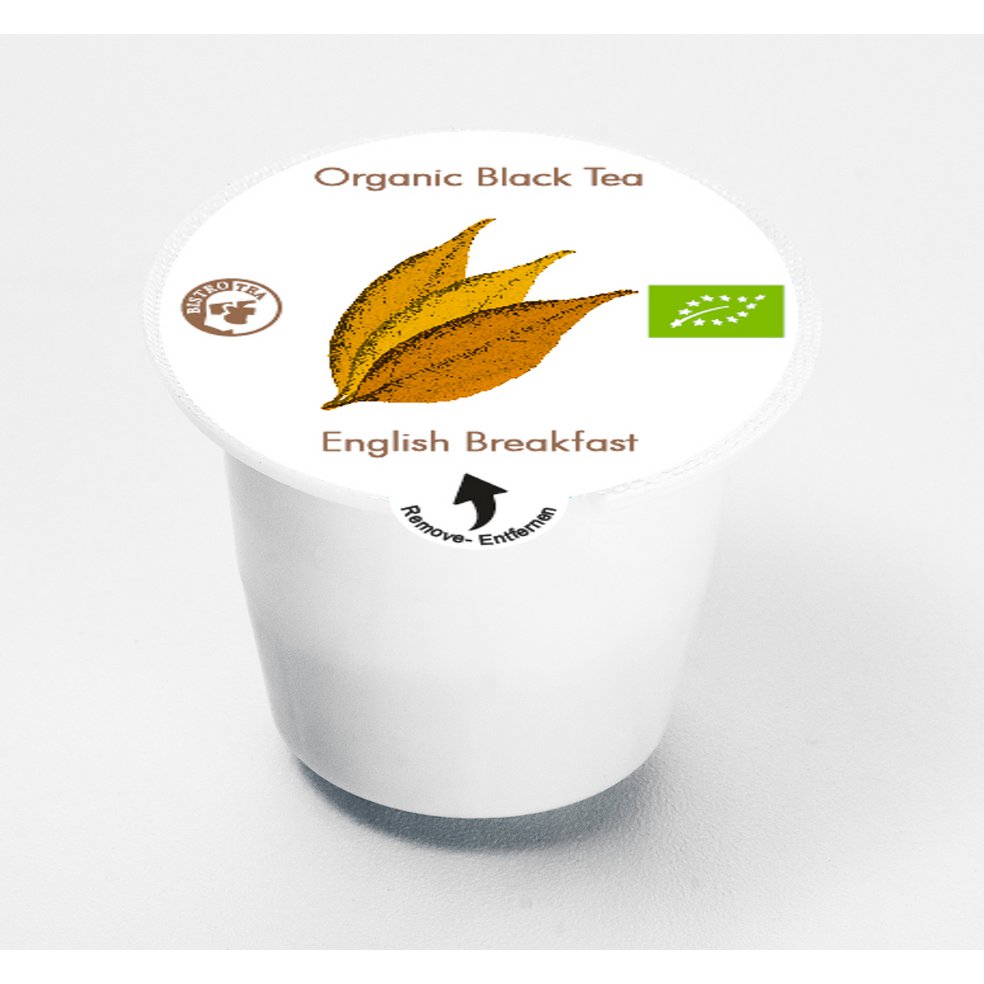 boites de 50 capsules de thé English Breakfast Bio compatible machines Nespresso®