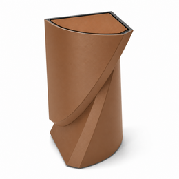 Torsiva Vegan Leather Side Table