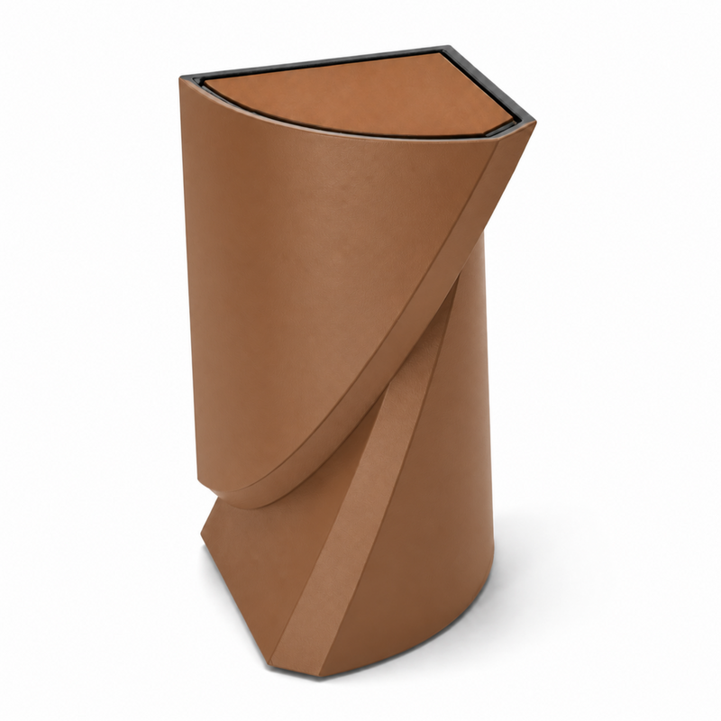 Torsiva Vegan Leather Side Table