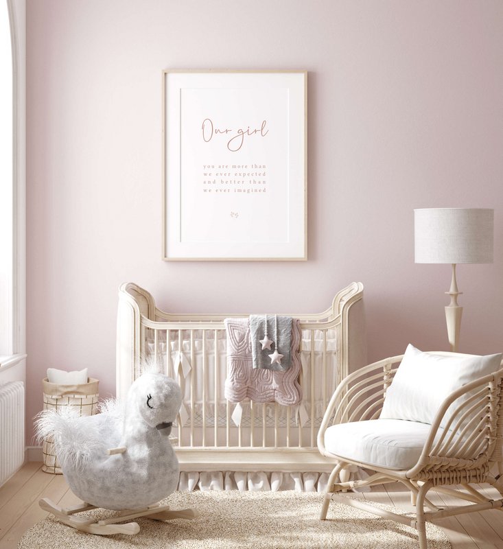Alphabet poster, pink bow girls room print, classic alphabet poster, girls room poster, girls room poster, girls room print, girls nursery print, girls room decoration