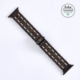 The Ebony: Vegan Apple Watch Strap
