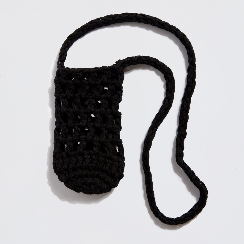 “Athena” håndlavet crossbody flaskeholder lavendel