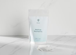 Hemp Teabags - 25 Sachets - 20g. Natural, organic tea sachets made from hemp. Earthy, herbal flavor. Suitable for a variety of tea preparations.