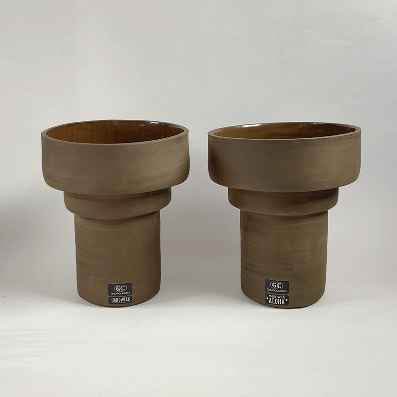Lanikai Vase nøgen | Keramik | Plantepotte | Wabi Sabi | Terracotta