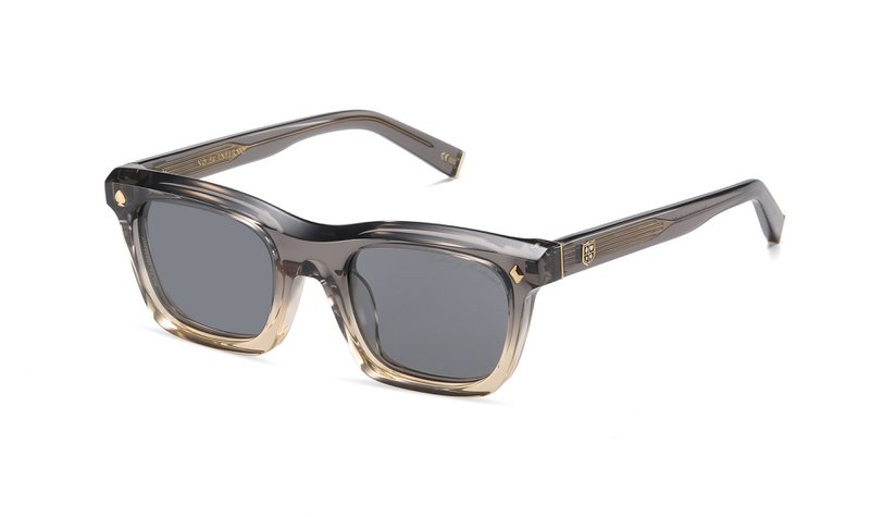 Walton & Mortimer Nr. 54: Transparente graue Sonnenbrille „Inferno“.