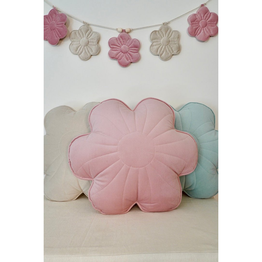 Guirlande fleurie velours "Bouquet de bonbons"