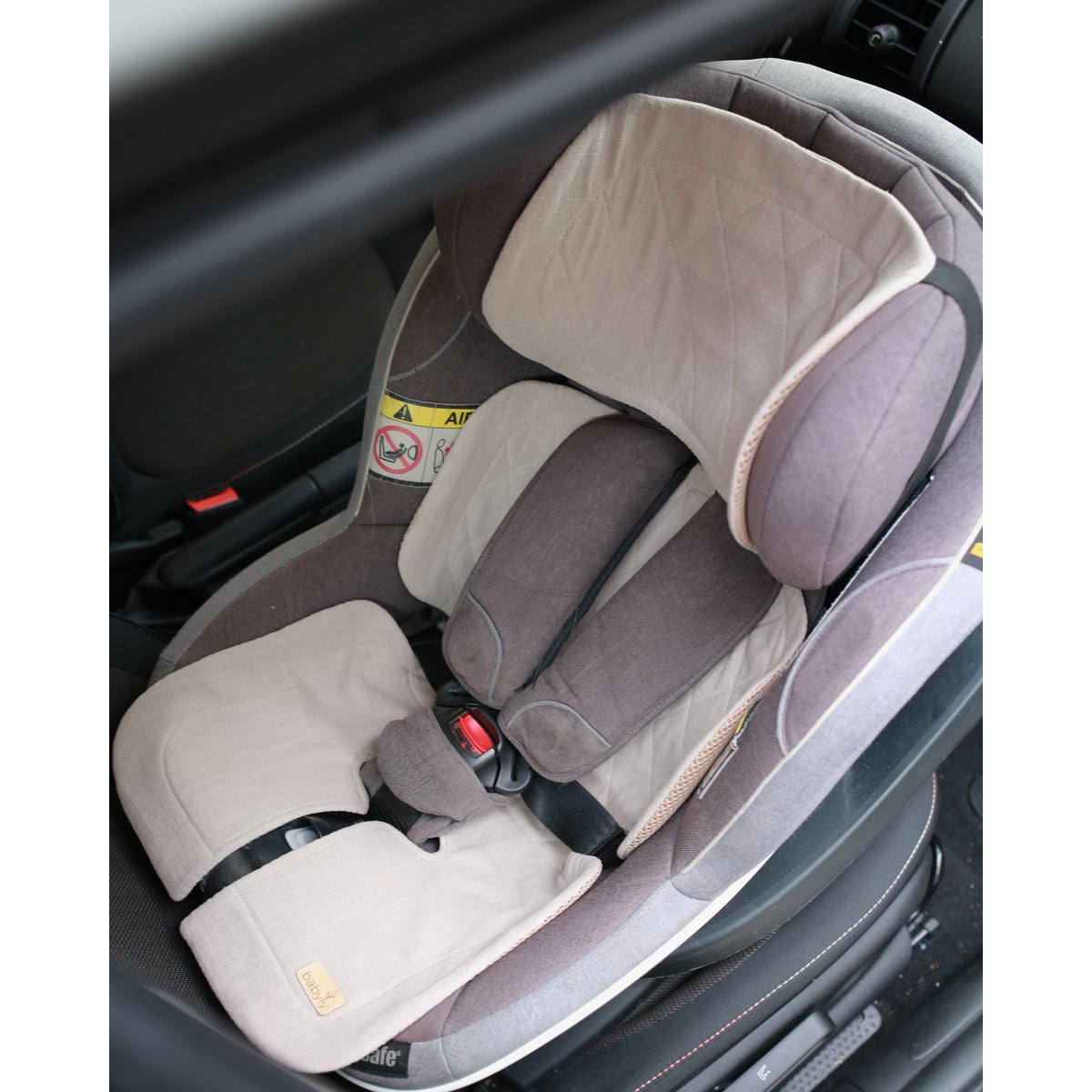 Leinen Anti-Sweat-Einsatz/ Liner für einen Baby-Autositz